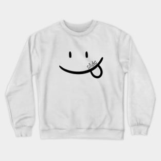 Slide Face Crewneck Sweatshirt